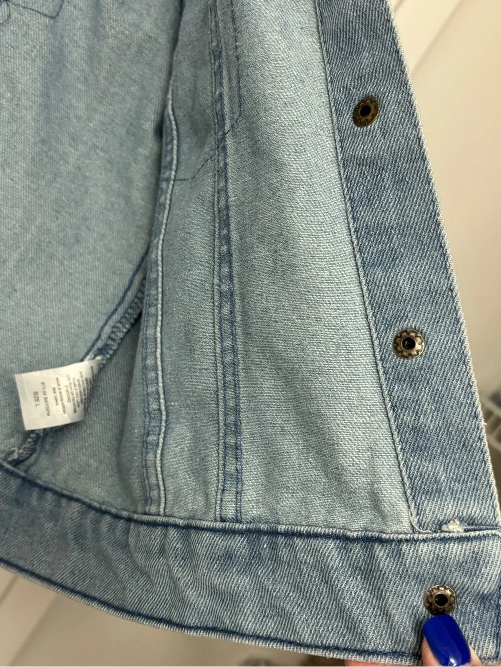 btween Light Blue Denim Trucker Jacket